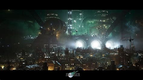 HD wallpaper: Midgar, Final Fantasy VII, Cloud Strife, color correction, PlayStation 4 ...