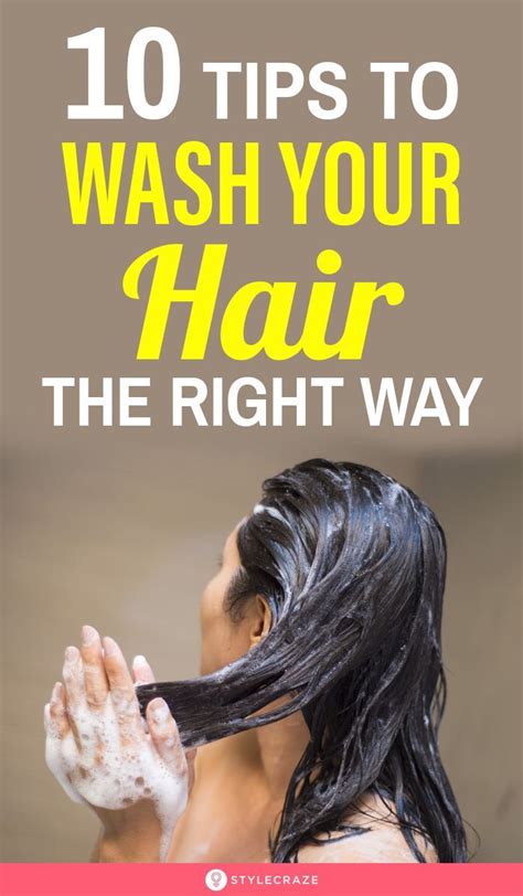 Best Hair Wash Tips To Wash Your Hair The Right Way – Our Top 10 Tips in 2021 | Hair care, Cool ...