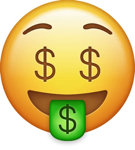 Money Emoji [Free Download Money Face Emoji] | Emoji Island