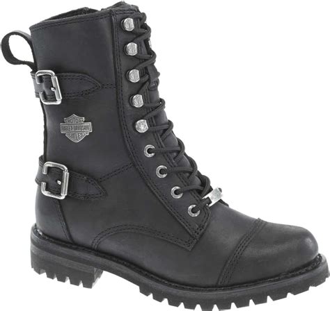 Harley-Davidson Women's Balsa 7" Motorcycle Boots. Blk, Brown or Stone ...