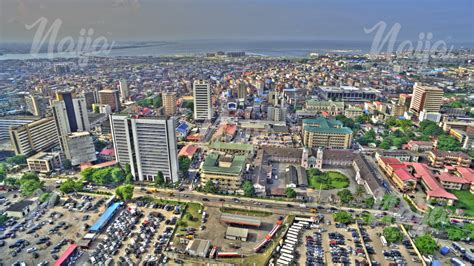 LAGOS MARINA - AERIAL VIEW - Naija Photo Stock