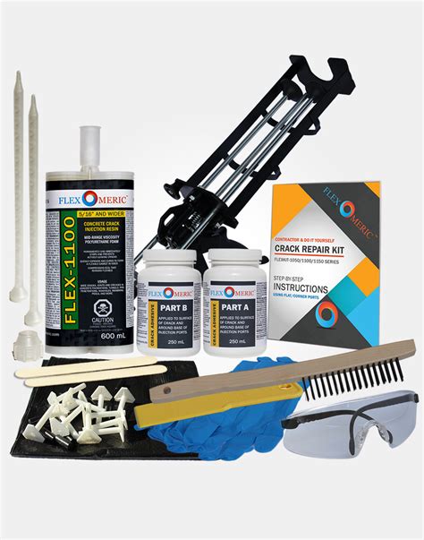 Dual-Component Floor And Wall Crack Repair Kits