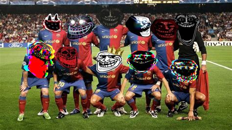 Barcelona team photo 2009 troll faces | Troll face, Football troll, Barcelona team