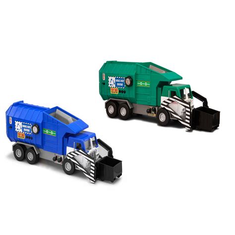 Tonka MIGHTY MOTORIZED Garbage Truck Front Loader With Lights and Sounds - Blue or Green - Toys ...