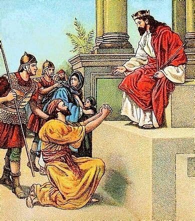 Matthew 18 21-35 (The Parable of the Unforgiving Servant) | Bible pictures, Bible art, Pentecost