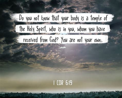 Best your body is the temple of god quotes