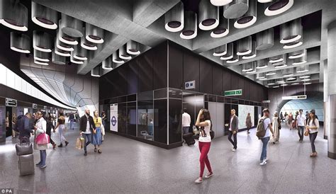 Elizabeth Line station images are released ahead of Crossrail opening | Daily Mail Online