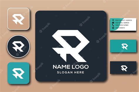 Premium Vector | R monogram logo template