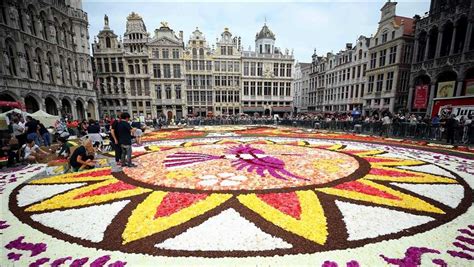 Flower carpet festival opens in Brussels: This year marks the 50th ...