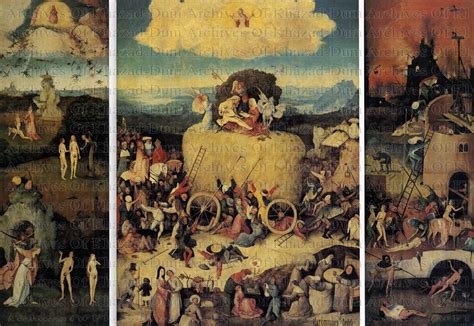 Archives of Khazad-Dum: Hieronymus Bosch - The Hay Wagon - Triptych ...