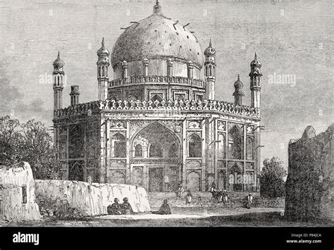 The Tomb of Ahmad Shah Durrani, Kandahar, Afghanistan, 19th century, From British Battles on ...