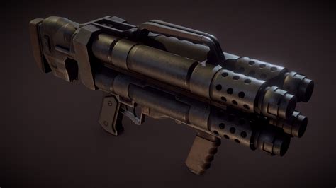 Quad Barrel Shotgun - Download Free 3D model by soidev [a564c7b] - Sketchfab