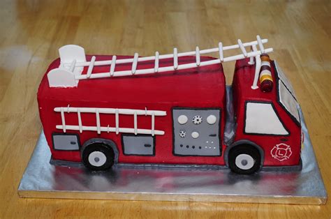 Lindsay's Custom Cakes: Fire Truck Birthday Cake