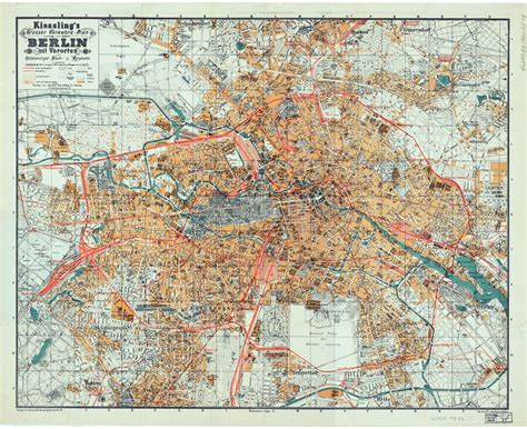 Maps of Berlin | Collection of maps of Berlin city | Germany | Europe | Mapsland | Maps of the World