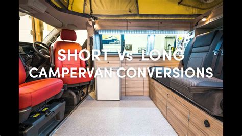 Long V Short Wheelbase Camper Tour - Comparing Two BRAND NEW VW T6.1 Campervan Conversions - YouTube