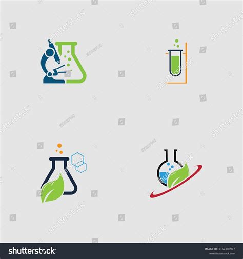 Set Vector Illustration Lab Logo Design Stock Vector (Royalty Free) 2152306927 | Shutterstock