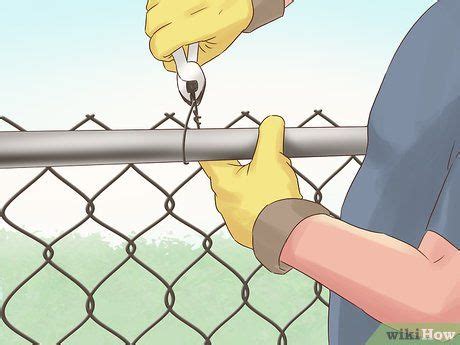 How to Repair a Chain Link Fence (with Pictures) - wikiHow