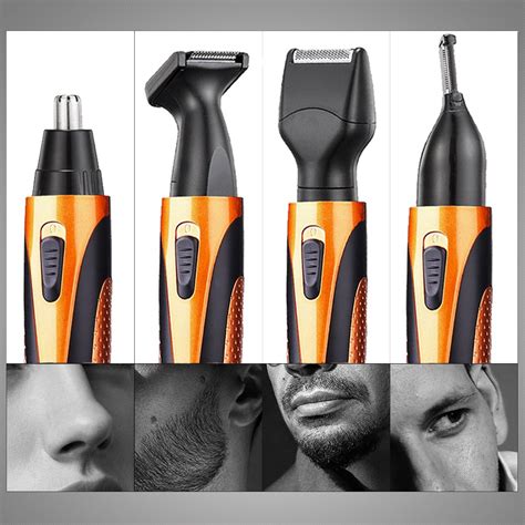 Nose Hair Trimmer - 4 in 1 Nose Trimmer Professional Ear, Eyebrows ...