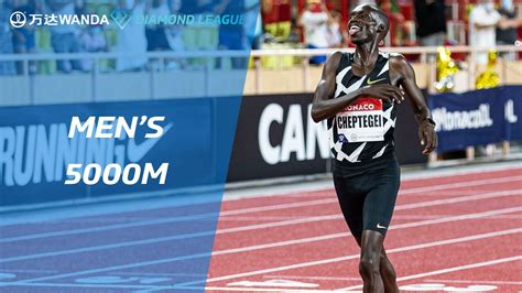 Joshua Cheptegei runs 5000m WORLD RECORD! (Monaco 2020) - Wanda Diamond ...