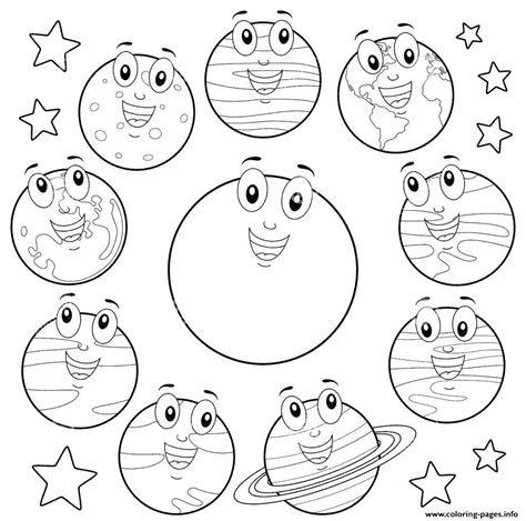 Planets Coloring Pages Packet Coloring Pages