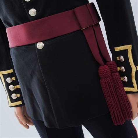 Crimson Waist Sash - The Marching Band Shop