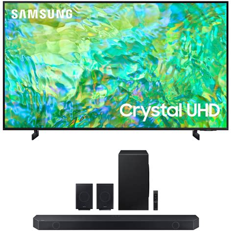 Samsung UN55CU8000FXZA 55 inch Crystal UHD 4K Smart TV 2023 Bundle with ...