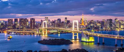 Tokyo Skyline Bridge 4K wallpaper download