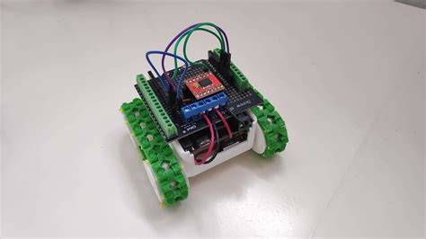 nkmakes blog // SMARS robot build guide, 3dprinted and modular tank based on esp32 and tb6112fng