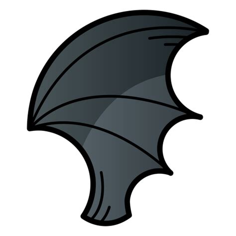 Bat wing cartoon icon - Transparent PNG & SVG vector file