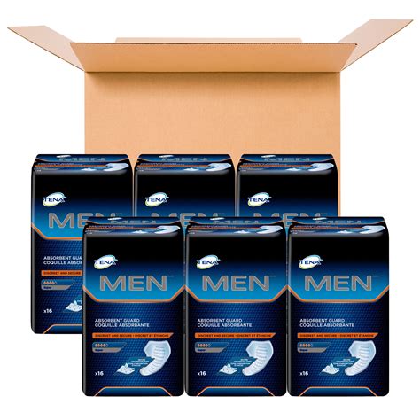 Tena Men Super Guards, 96 ct - Walmart.com - Walmart.com