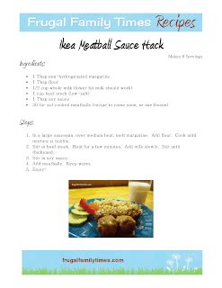 Recipe: Ikea Meatball Sauce Hack | Frugal Family Times