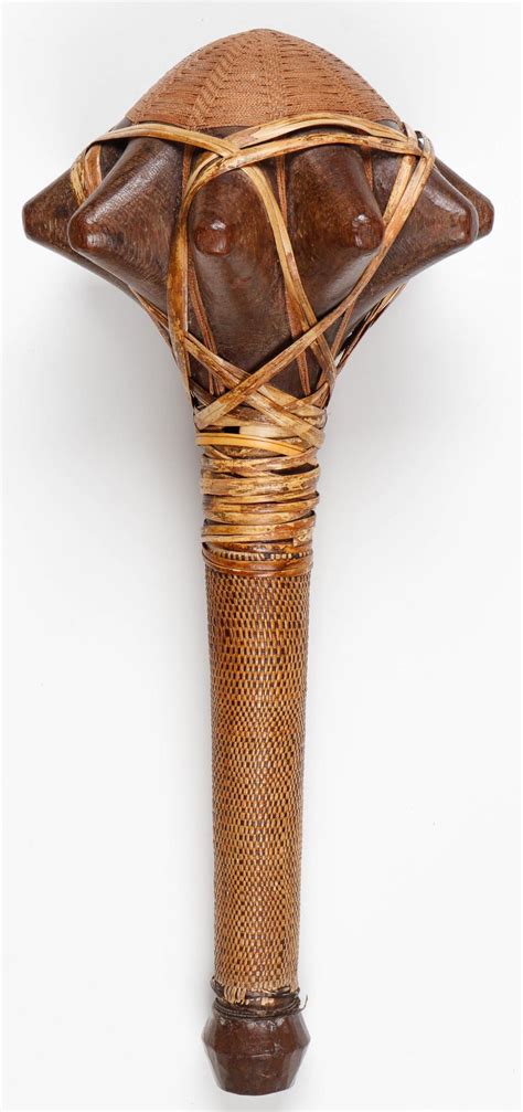 Sold at Auction: Rennell Island Throwing Club, Solomon Islands