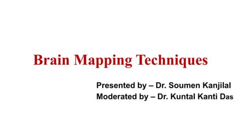 Seminar on Brain Mapping techniques.pptx