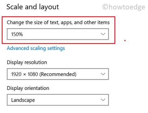 How to change Screen Resolution, Scale, and layout in Windows 10