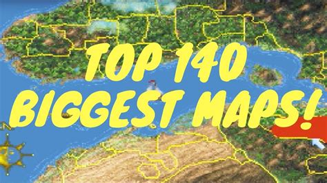 TOP 140 BIGGEST MAPS in Open World Games – Trends