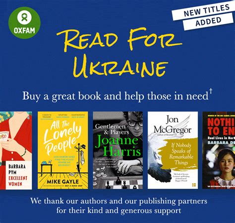 Read For Ukraine | New Books Added - Waterstones