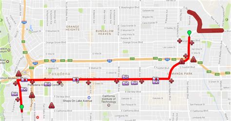 Rose Parade Route, 2017 - Glendale DIGGS