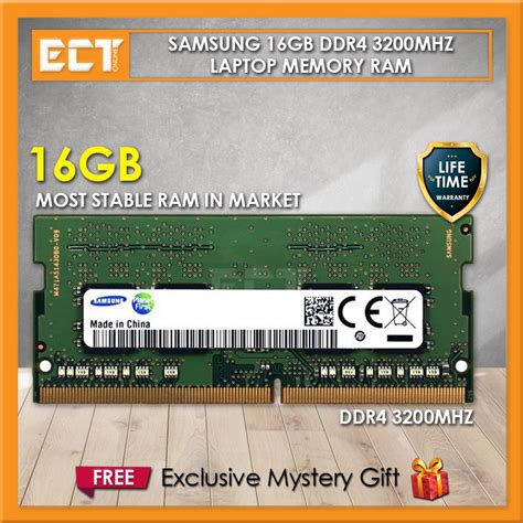 Samsung 16gb Ddr4 Pc4 3200aa 3200mhz Sodimm Laptop Memory Ram Shopee ...