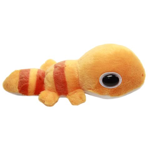 African Gecko Plushie Super Soft Squishy Stuffed Animal Toy Orange