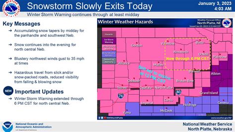 NWS North Platte on Twitter: "Winter Storm Warning remains in effect ...