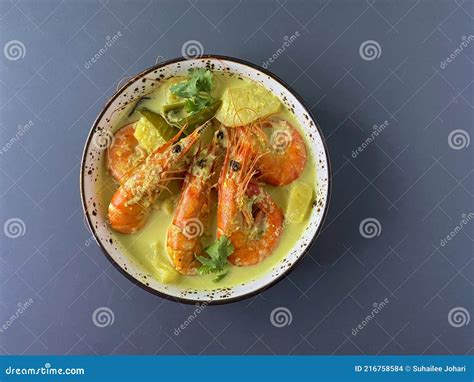 Udang Masak Lemak stock photo. Image of packed, month - 216758584