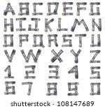 Alphabet Letters In Denim Free Stock Photo - Public Domain Pictures