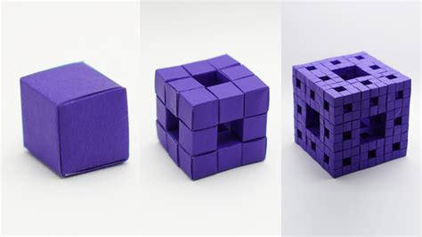 Origami Menger Sponge - Jo Nakashima