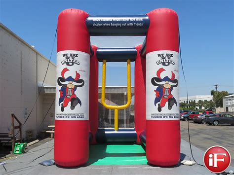 inflatable field goal, inflatable football kick, inflatable football game, south central isd