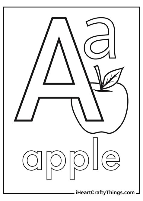 free printable alphabet coloring pages for kids 123 kids fun apps ...