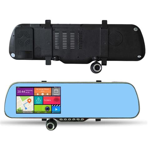 Android Car Mirror GPS Navigation 5, DVR WIFI HD 1080P Digital Video ...