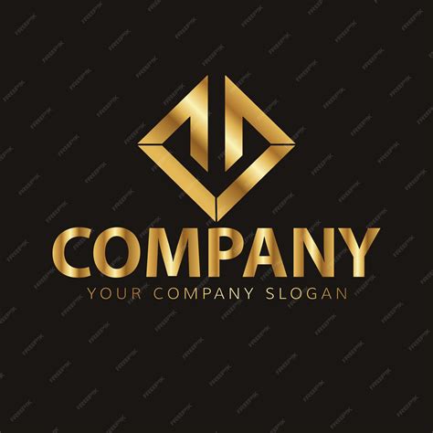 Premium Vector | Vector golden logo design