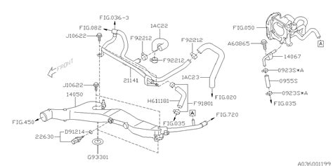 Subaru Forester Engine Coolant Pipe. Pipe Water Tank. Pipe - 21141AA150 ...