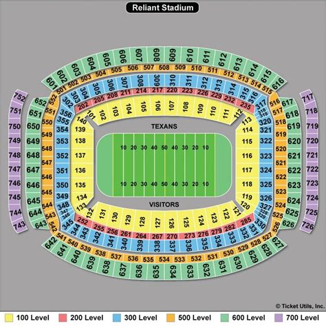 Amazing Houston Texans Stadium Seating Chart - Stadium Seating Chart