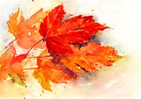 [PAINTING] 9 Gorgeous Autumn Leaves Paintings to Color your Life - ART ...